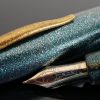 Danitrio Urushi Ishime-ji Nuri Blue on Mikado Fountain Pen