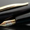 Danitrio Urushi Kuro-Keshi (Black) on a Takumi Fountain Pen Gold Clip