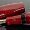 Danitrio Byakudan-nuri Red Hyotan Fountain Pen