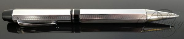Delta Sterling Silver Profili Ballpoint Pen - Black