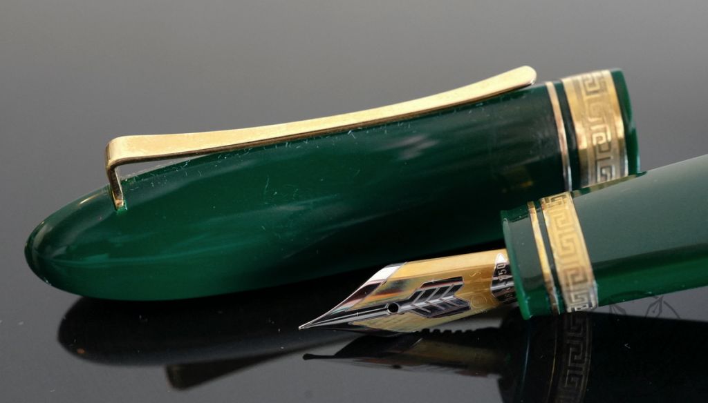 Omas 360 Fountain Pen in Gold trim
