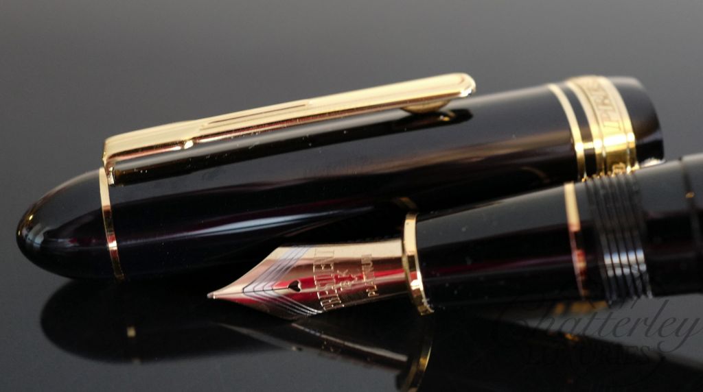 Platinum President Fountain Pen – Coarse Nib, 18K Gold, Black Body, PTB-20000P#1-5