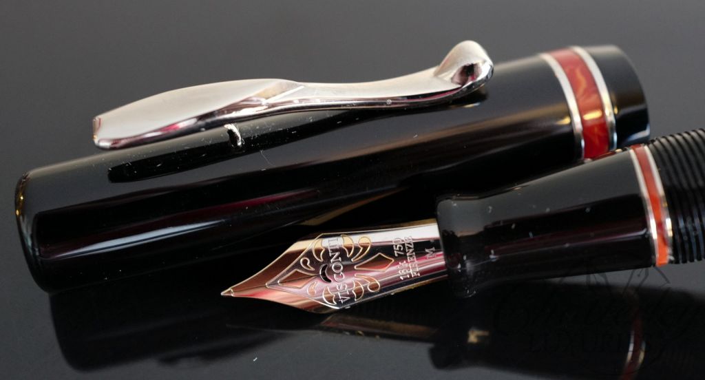 Visconti Midnight Voyager with Coral Fountain Pen