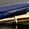 ST Dupont Atelier Navy Blue Lacquer Fountain Pen - Yellow Gold