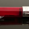 Conklin Mark Twain Red Demonstrator Crescent Filler Fountain Pen-Sterling Silver Trim