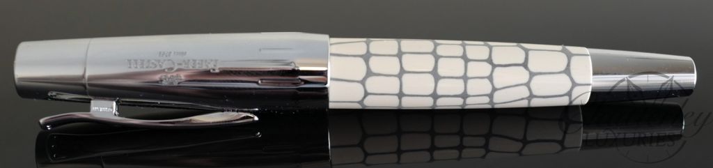Graf Von Faber-Castell E-motion Crocodile Pattern Ivory Resin Pen Set