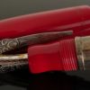 Marlen Red and Sterling Silver Fountain Pen