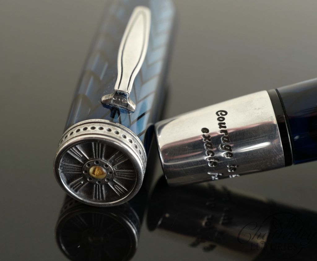 Krone Amelia Earhart Historical Sterling Silver Limited Edition Fountain Pen
