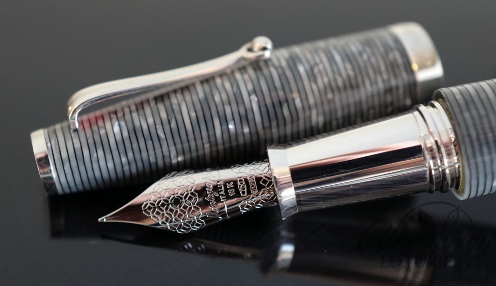 Shiny　Chatterley　Limited　Montegrappa　Celluloid　Circles　Gentleman　Pen　Beauty　–　Closeout　Fountain　Book　Edition