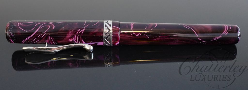 Visconti Voyager Red Marble Fountain Pen