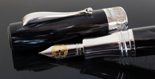 Montegrappa Extra Rosso Veneziano Sterling Silver Prototype Fountain Pen