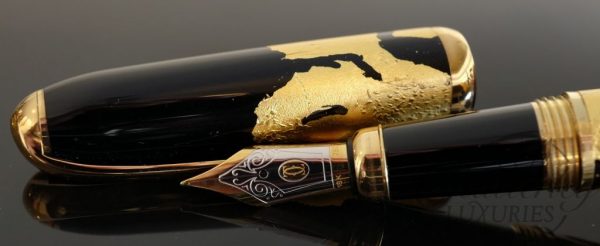 Cartier Limited Edition Dandy Gold Foil Fountain Pen