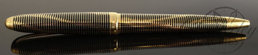 Cartier Python Gold Plated and Black Lacquer Ball Pen