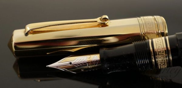 Omas Old Style Paragon Fountain Pen with Gold Cap
