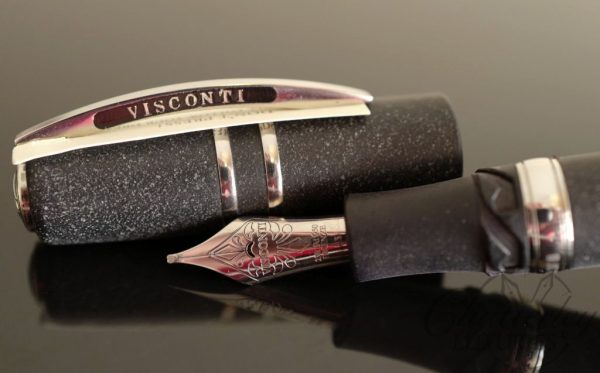 Visconti Homo Sapiens Lava Steel Age Maxi Fountain Pen