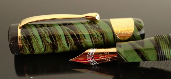 Bexley Ebonite Green Smoke Fountain Pen