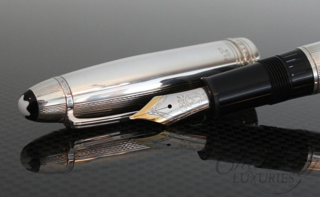 Montblanc Meisterstuck Solitaire Pure Silver Fountain Pen