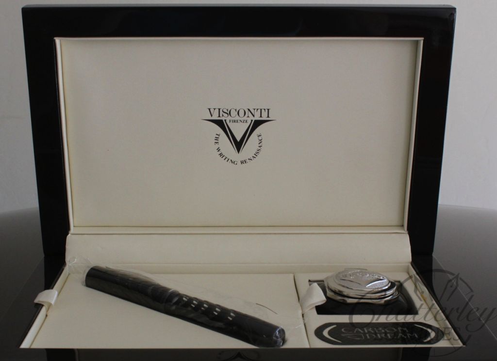 Visconti Carbon Dream Carbon Fibre (Fiber) 25th Anniversary Limited Edition Ripple Fountain Pen