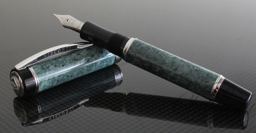 Visconti Limited Edition Marble Imperial Black Fountain Pen/Rollerball Convertible 