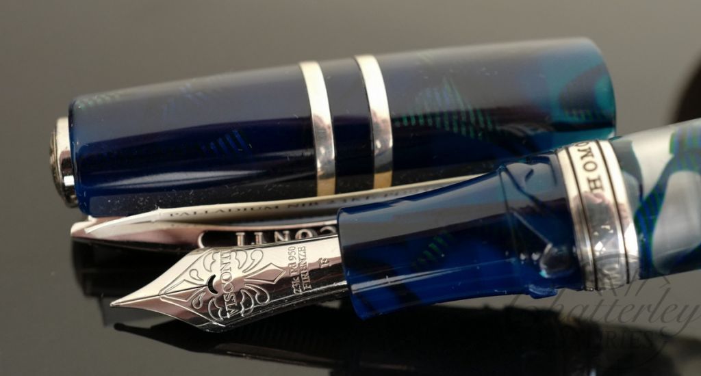 Visconti Limited Edition Homo Sapiens Crystal Swirls Maxi Fountain Pen 45 - 