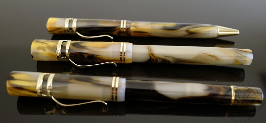 Visconti Ragtime Limited Edition 20th Anniversary Three Piece Roll Top Nautilus Desk Set