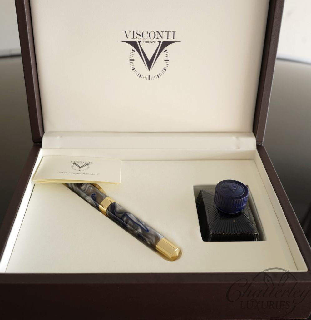 Visconti Luxury Leather Pen Case Collection - Chatterley