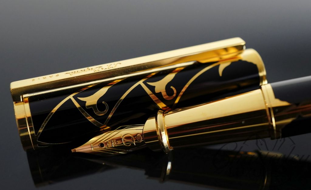 S.T. Dupont Limited Edition Neo-Classique American Art Deco Fountain Pen