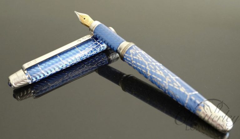 Waldmann America's Cup Limited Edition Blue Enamel Fountain Pen