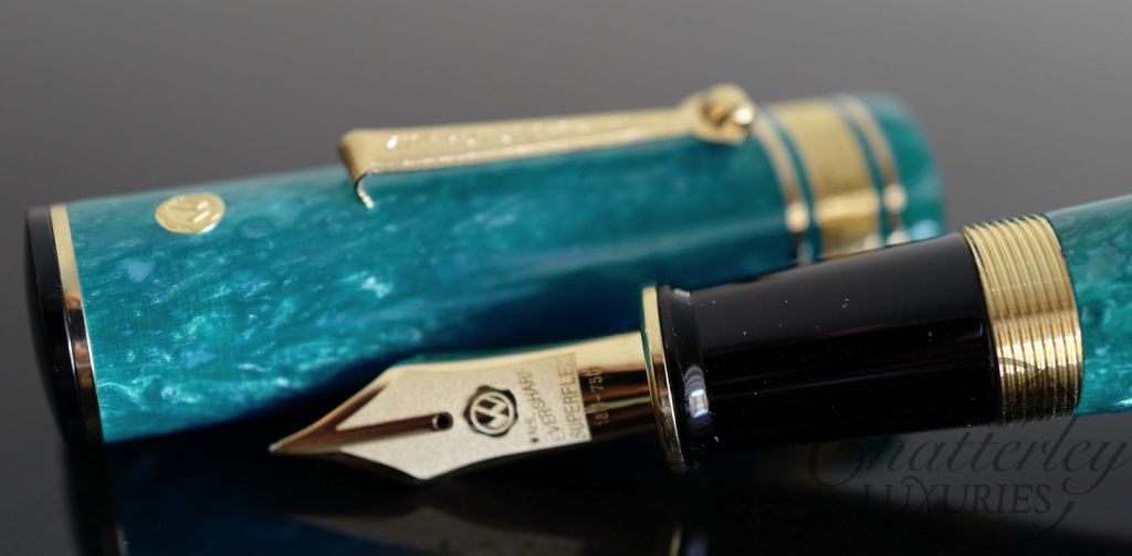 Wahl Eversharp DECOBAND Gold Seal Oversized Collection JADE Gold