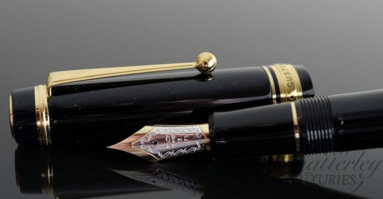 Pilot Custom 845 Black Urushi Fountain Pen - Chatterley