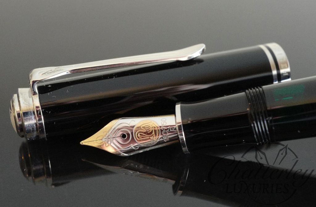 Chemie Weggegooid geluid Pelikan Souveran M805 Black Fountain Pen