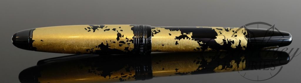 Montblanc Meisterstuck Fountain Pen - 146 Solitaire - Gold Leaf - Flex Nib