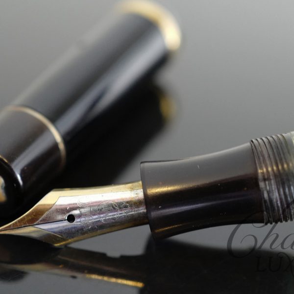 Montblanc 136 With Francis Goossens Orange Barrel Fountain Pen