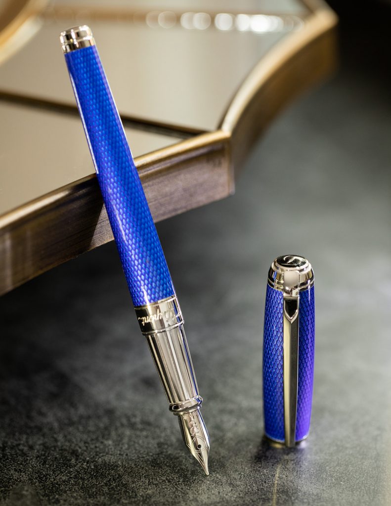 S.T. Dupont Diamond Guilloche Fountain Pen Collection - Chatterley