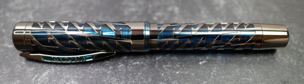 Visconti Limited Edition Skeleton Watermark Blue Moon Fountain Pen - Image 2