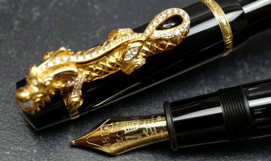 Montblanc with discount diamond and gold