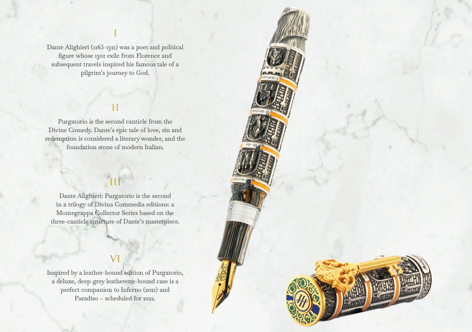 Montegrappa Dante Alighieri Purgatorio Limited Edition Fountain Pen