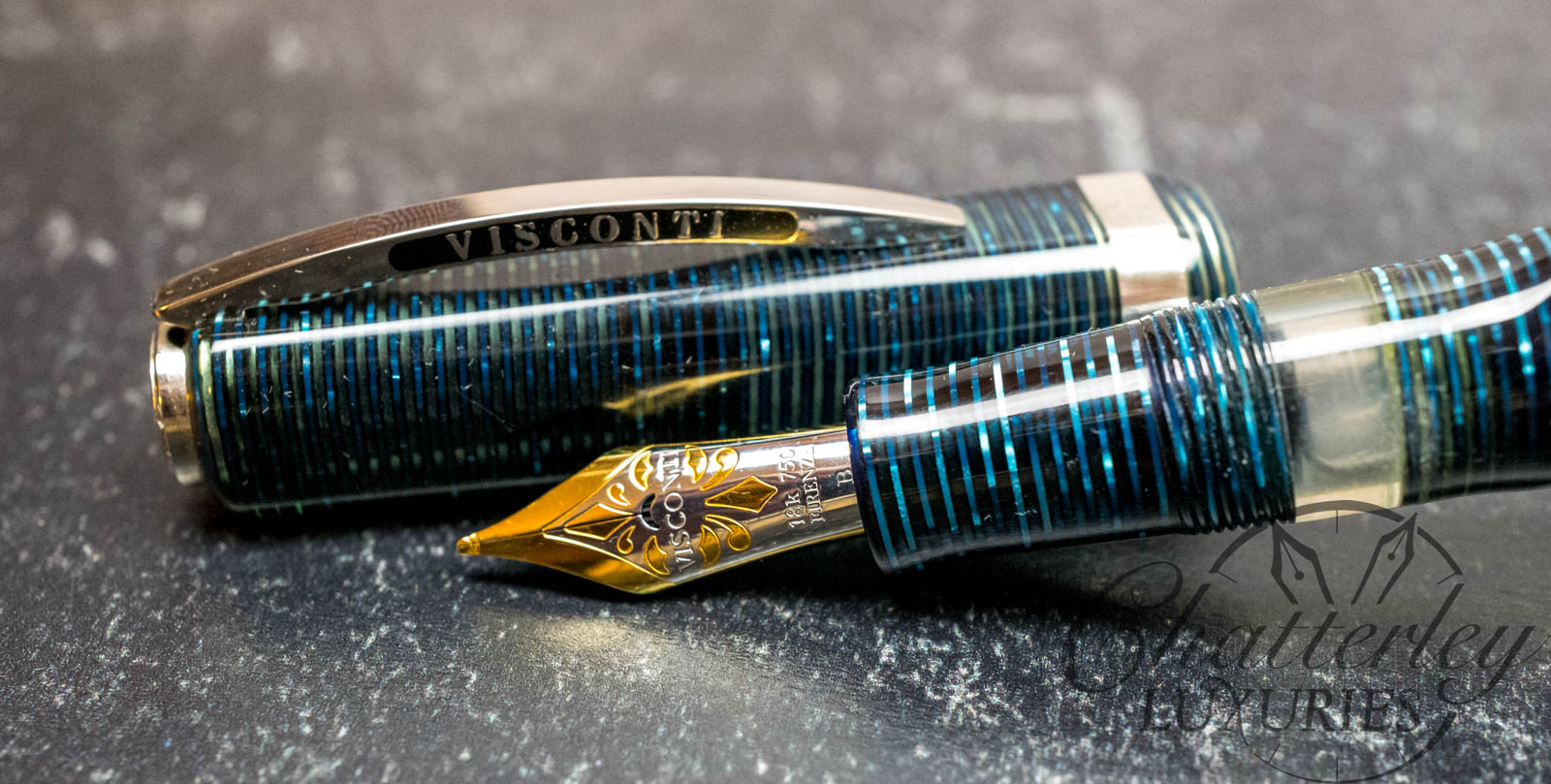 Visconti Wall Street Limited Edition Blue Fountain Pen