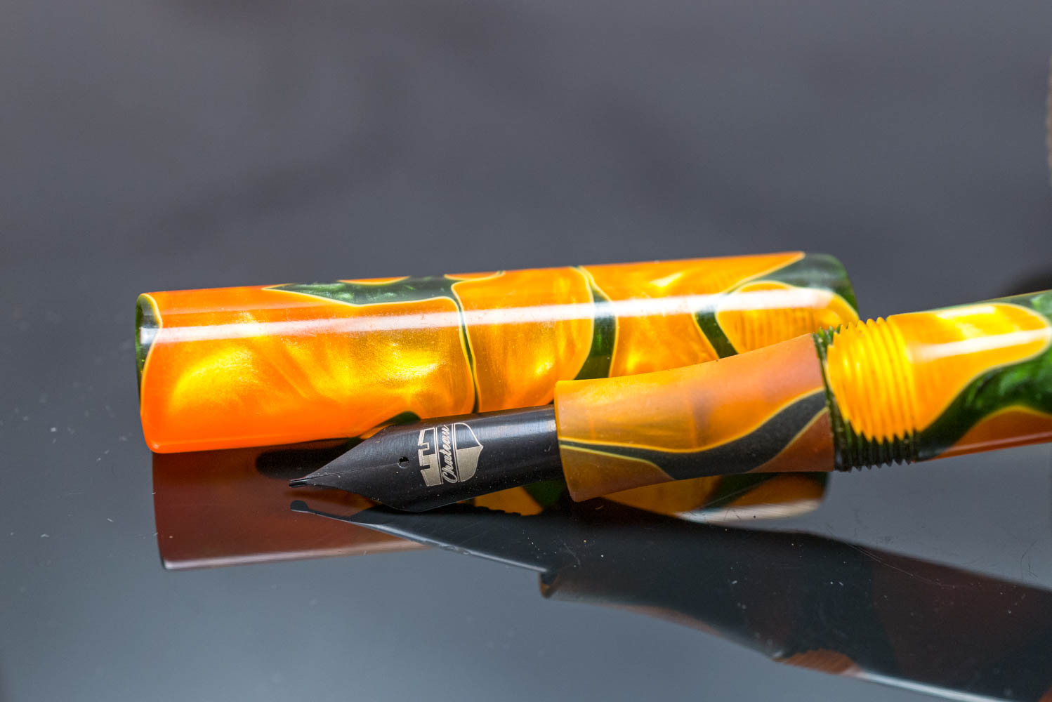 Chateau Prototype Urushi/Raden/Gold Leaf Fountain Pens - Chatterley