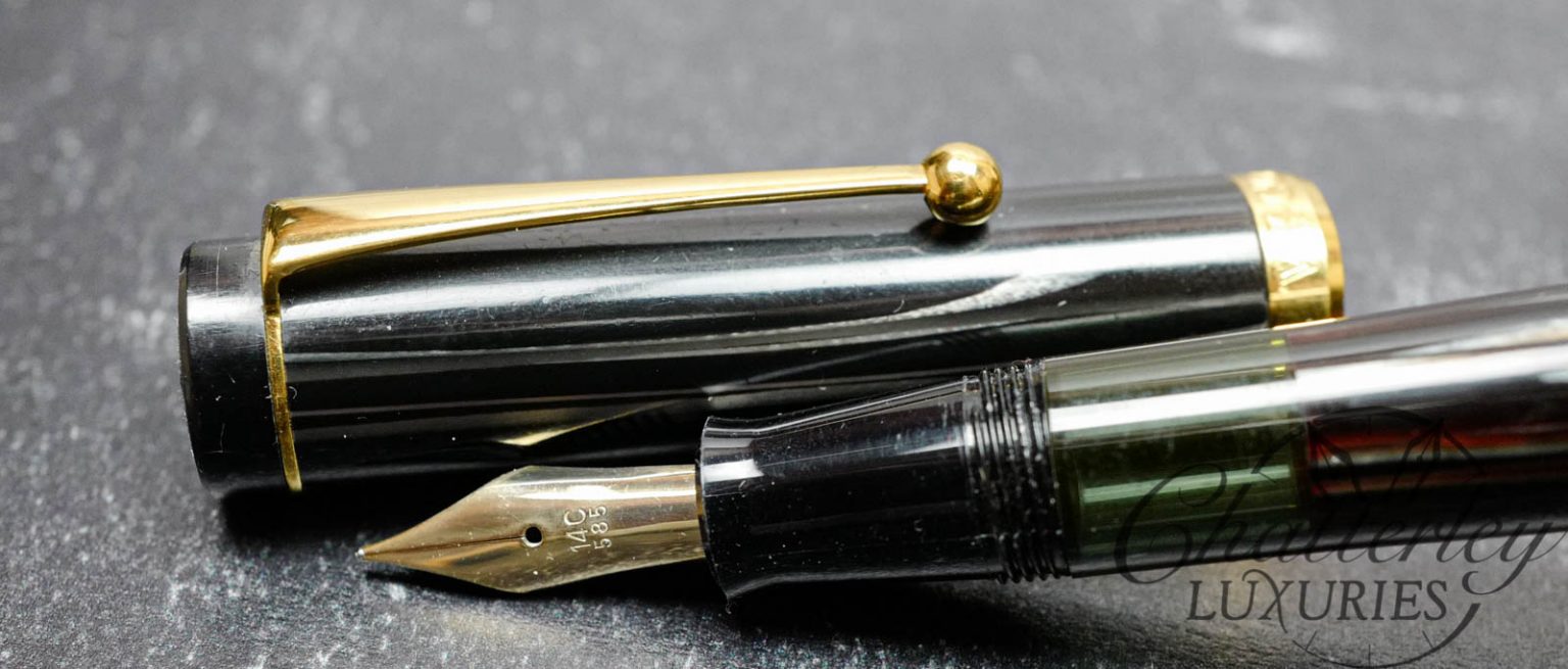 Visconti D'Essai Grey Celluloid Limited Edition Fountain Pen - Chatterley