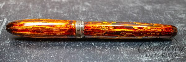 Chateau Monarch UR01 Tame-nuri and Gold Leaf Fountain Pen - Image 2