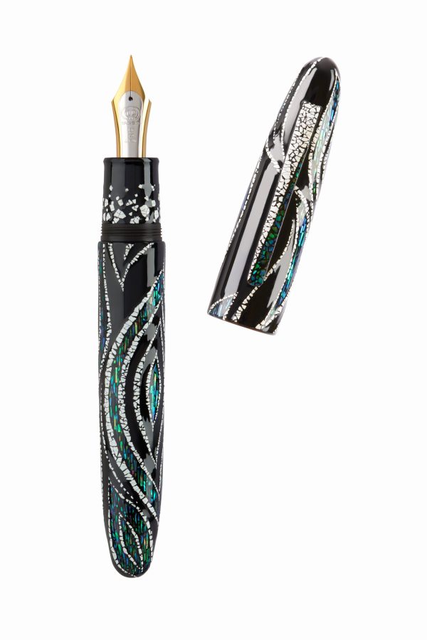 Taccia Limited Edition Miyabi Empress King Of Pen Fossils in the Sky Raden Shadow Fountain Pen - Image 2