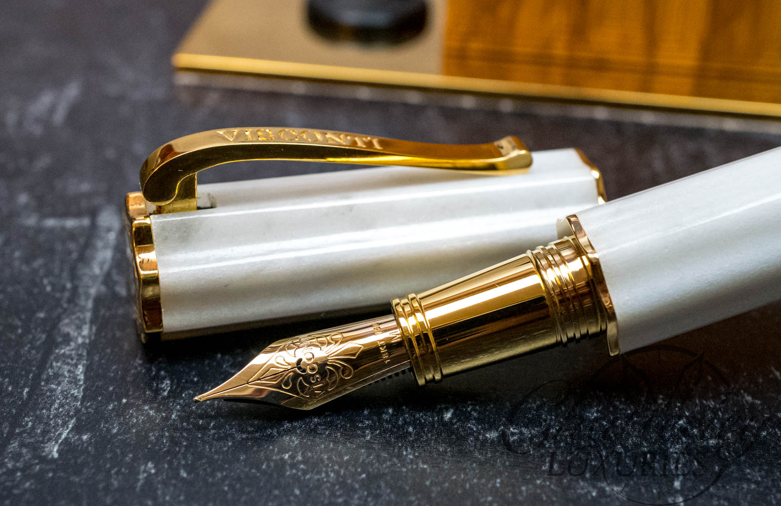 Louis Vuitton Palladium Spirit Fountain Pen - Chatterley