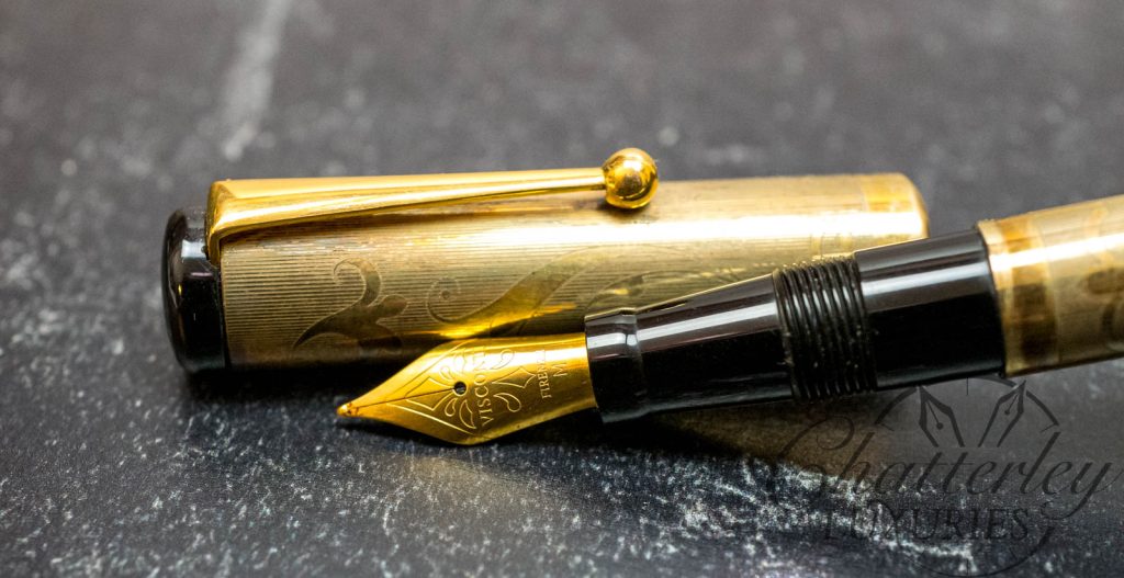 Visconti Giacomo Leopardi L'infinito Yellow Gold Vermeil Fountain Pen