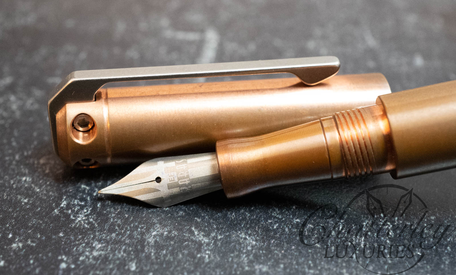 Karas Pen Co Decograph Brass Fountain Pen - Chatterley