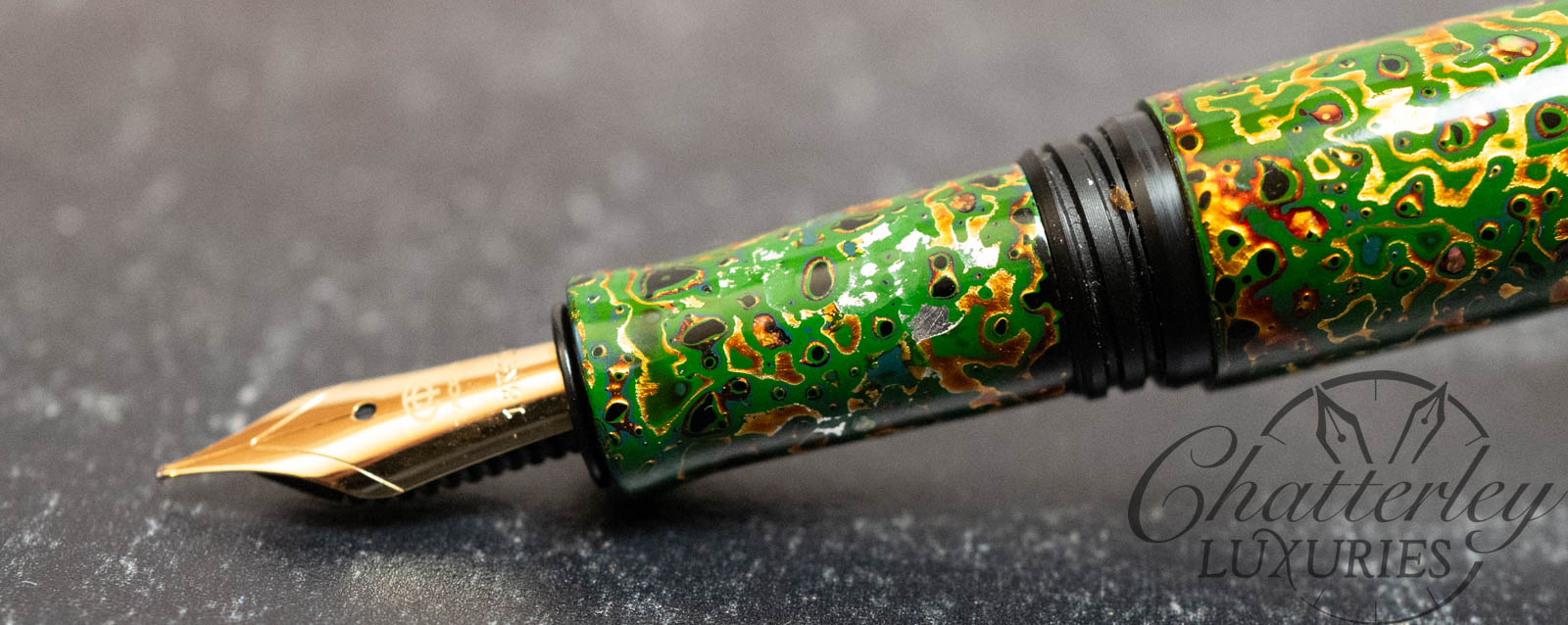 Chateau Prototype Urushi/Raden/Gold Leaf Fountain Pens - Chatterley