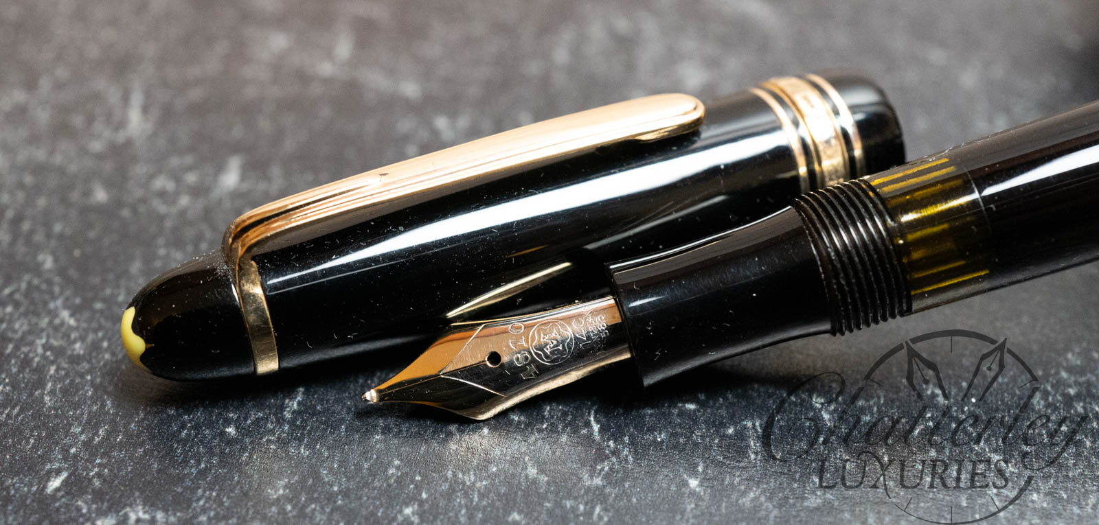 Royal Fountain Pen - Cream, Fine Steel Nib (Very Nice, Restored