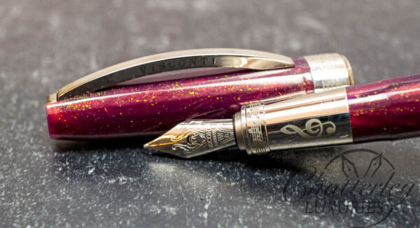 Visconti Hall of Music Sparkling Burgundy Fountain Pen