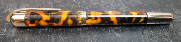 Visconti Pericle Brown and Orange Fountain Pen - Image 2