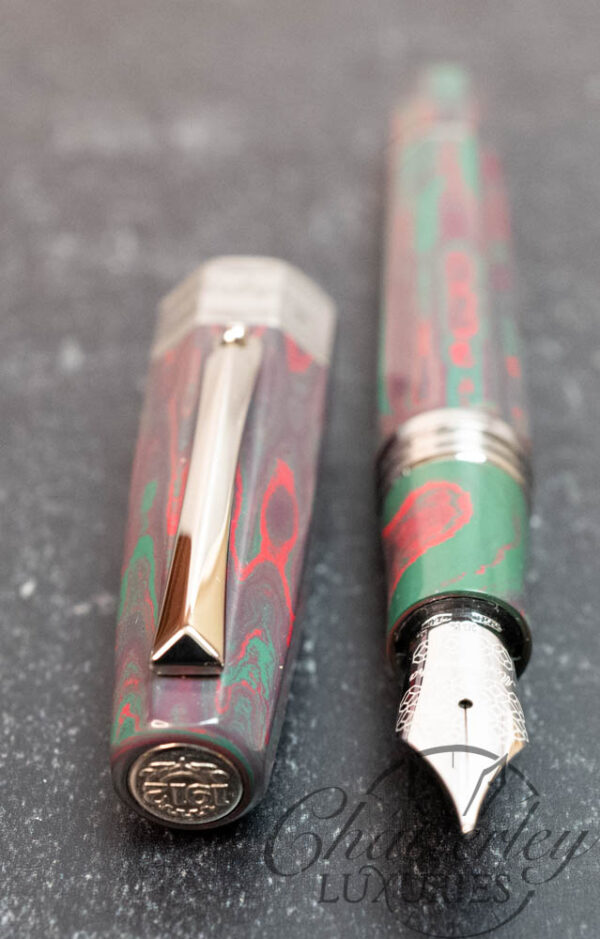 Montegrappa Extra Otto Botanical Limited Edition Fountain Pen Collection - Red Rose - Image 2